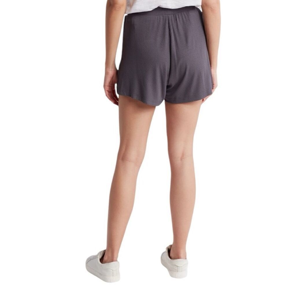 Sweet Romeo Ribbed High Waist Shorts Size Medium - Picture 3 of 3